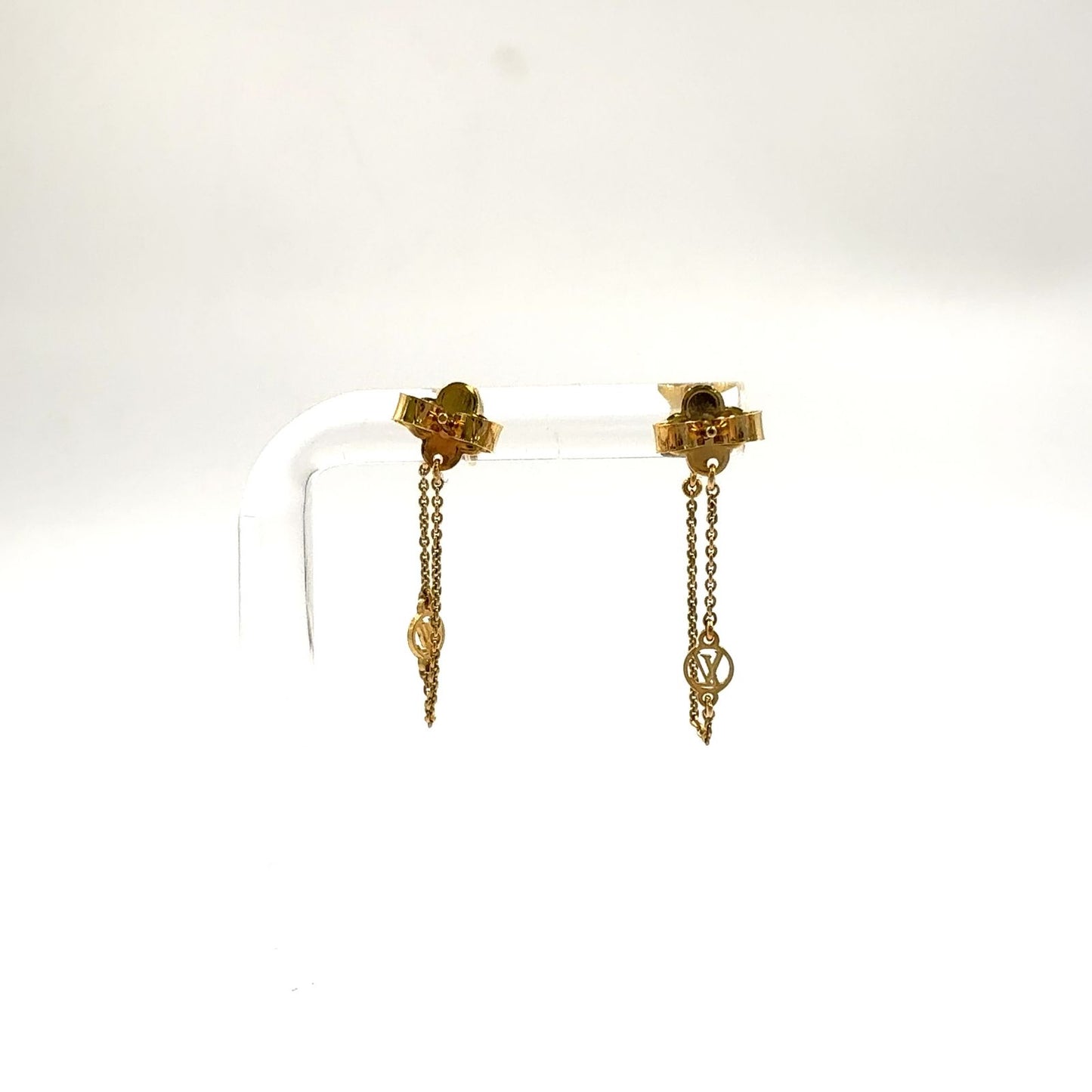 Louis Vuitton Boucle Doreille Petit Metal Gold Earrings — view 3