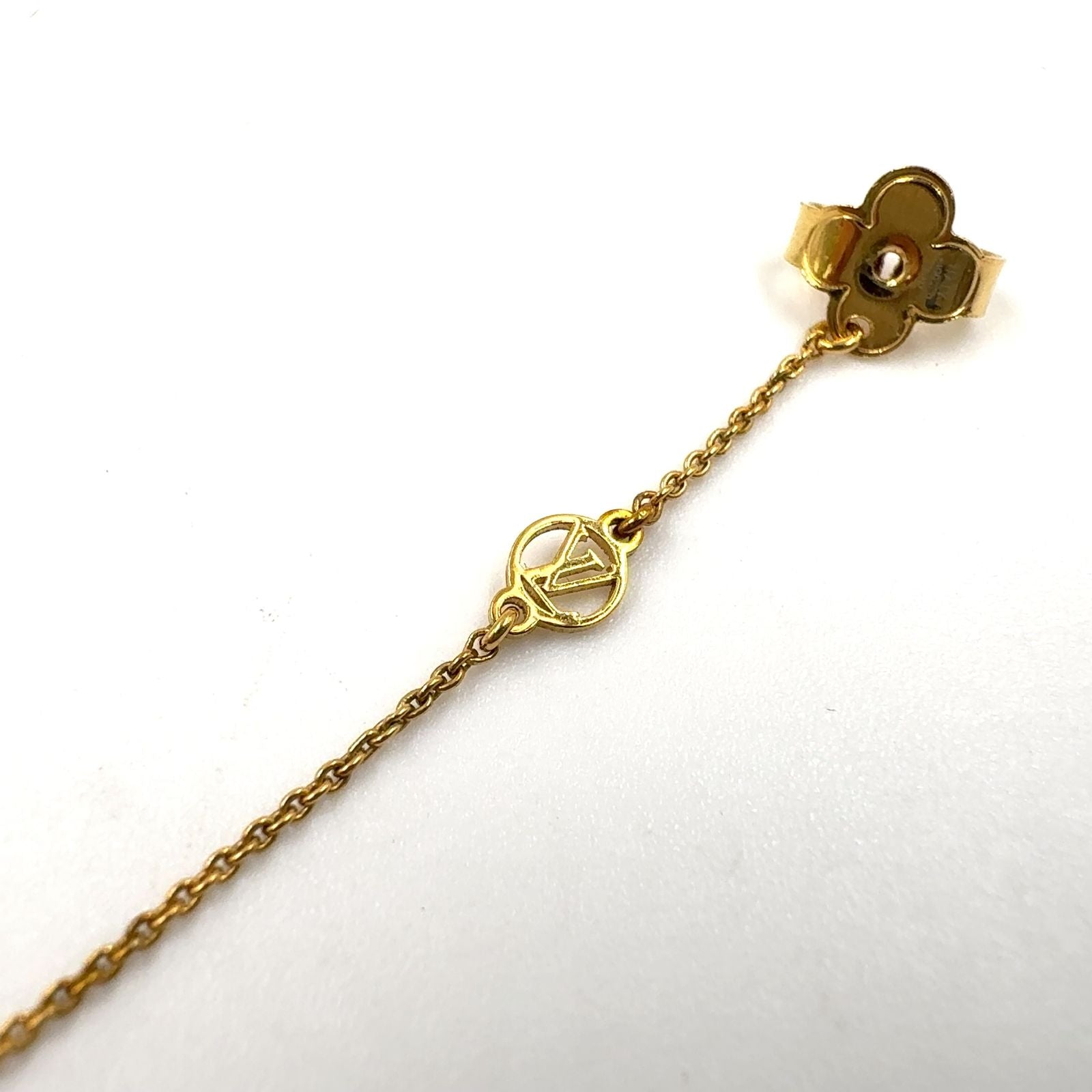 Louis Vuitton Boucle Doreille Petit Metal Gold Earrings — view 4