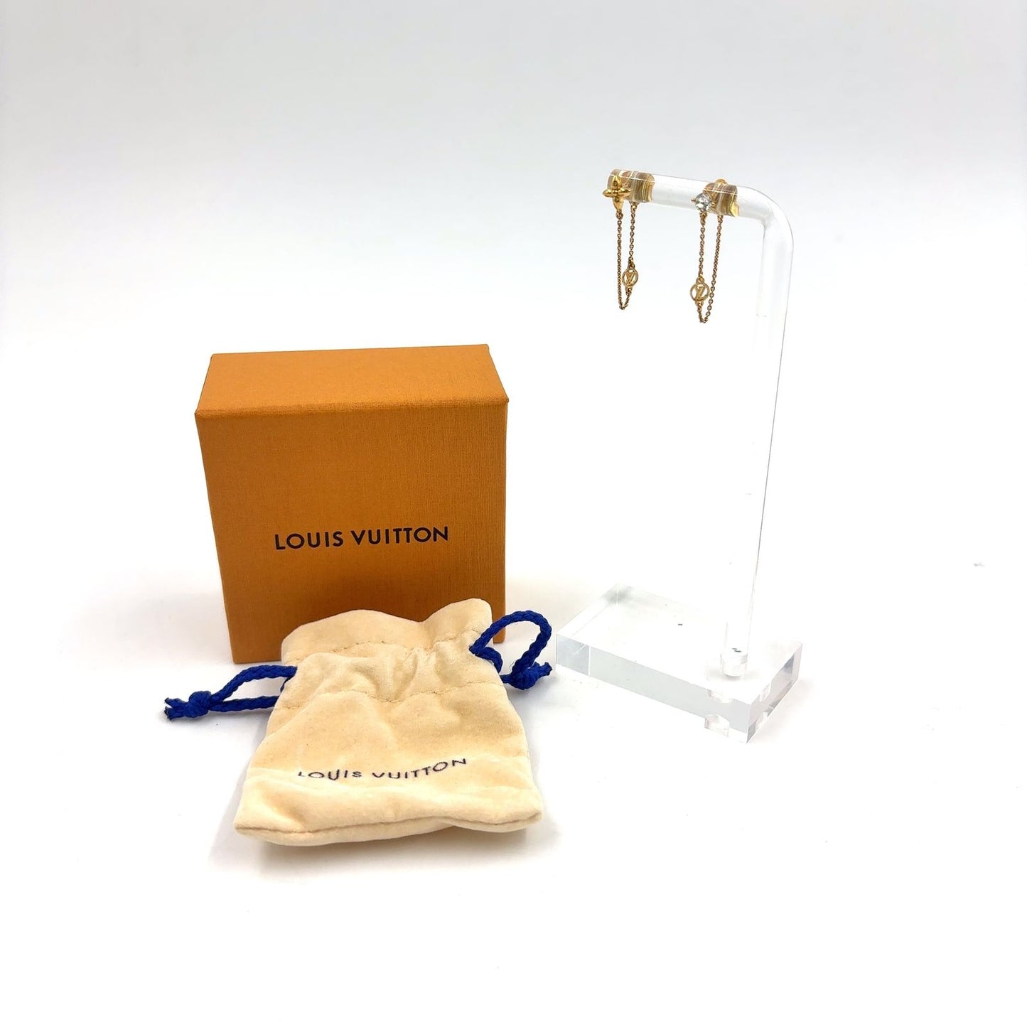 Louis Vuitton Boucle Doreille Petit Metal Gold Earrings — view 9