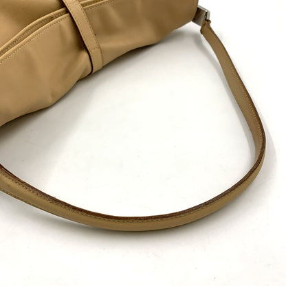 Gucci Jackie Logo Leather Beige Shoulder Bag Silver — view 8