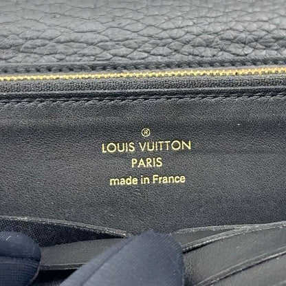 Louis Vuitton Portefeuille Capucines Leather Black Wallet Gold — view 4