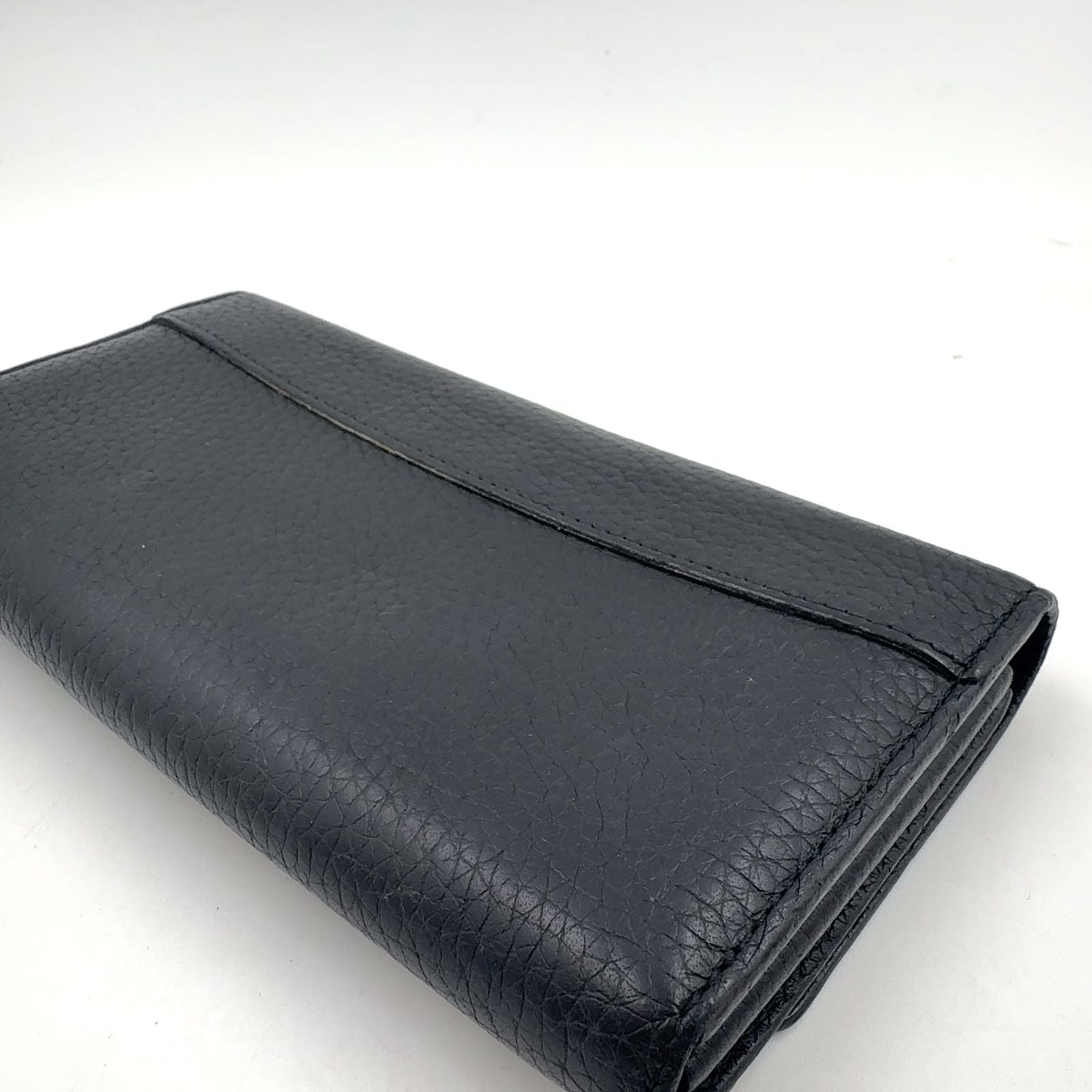 Louis Vuitton Portefeuille Capucines Leather Black Wallet Gold — view 6