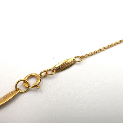 Tiffany & Co Diamond by the Yard Single Yellow Gold Clear Necklace — view 4