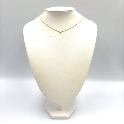 Tiffany & Co Diamond by the Yard Single Yellow Gold Clear Necklace — view 9