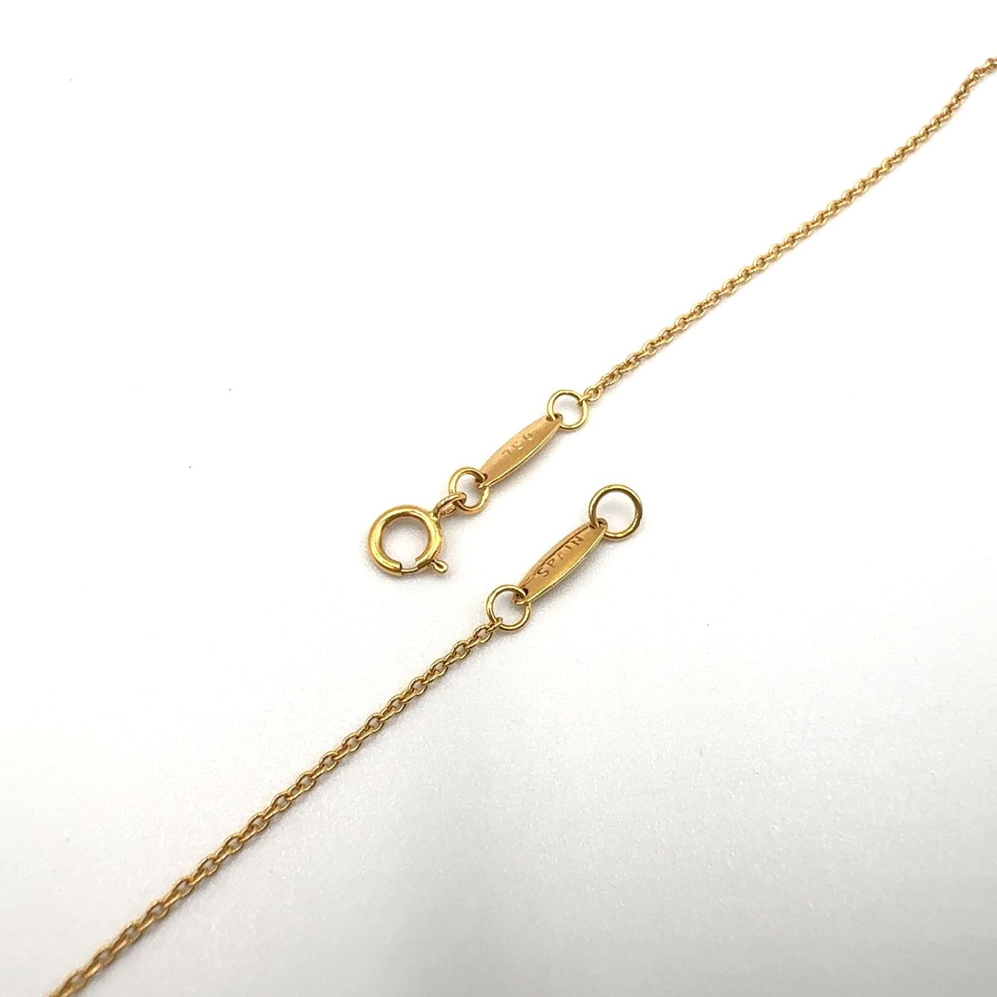Tiffany & Co Diamond by the Yard Single Yellow Gold Clear Necklace — view 8