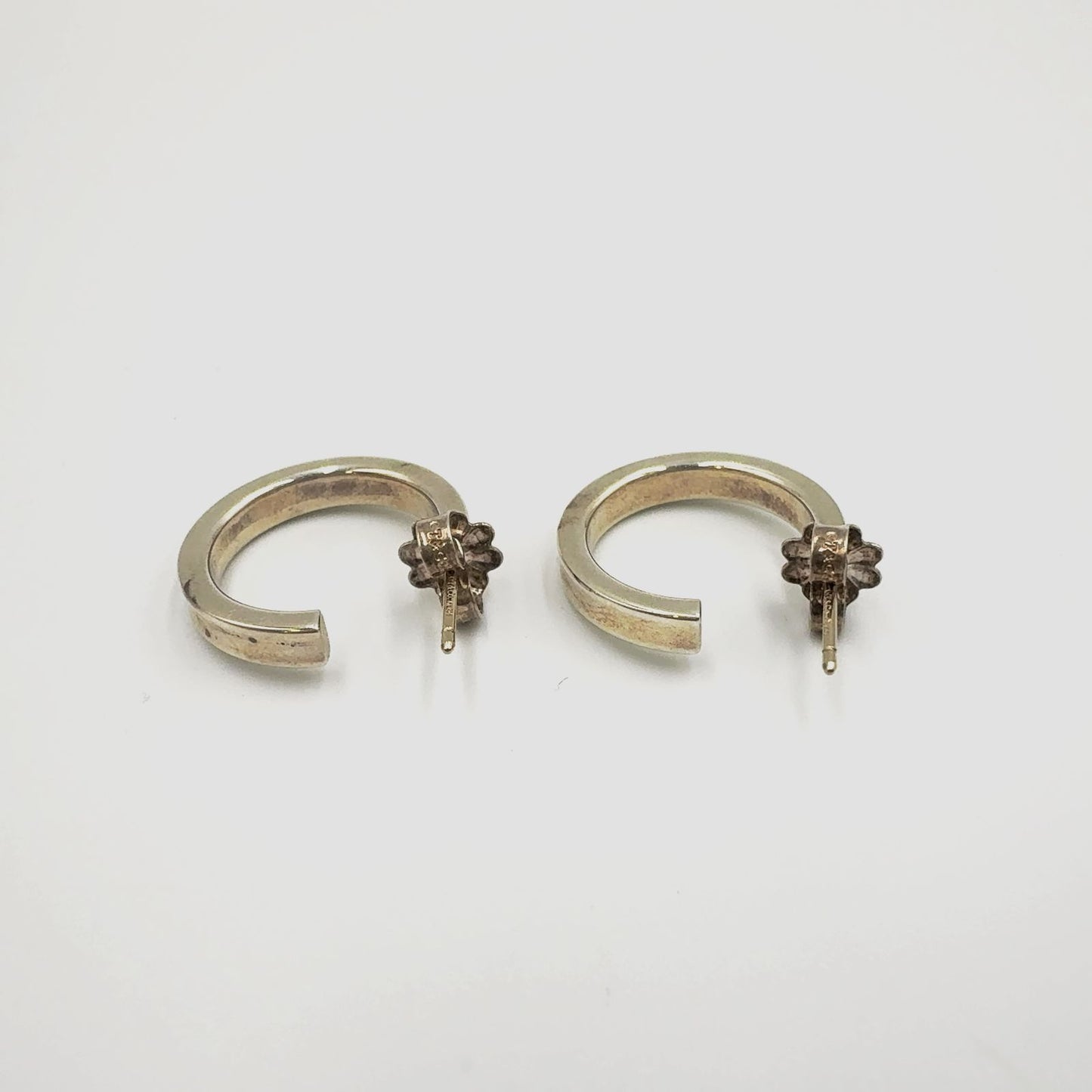 Tiffany & Co Hoop Silver Earrings — view 5