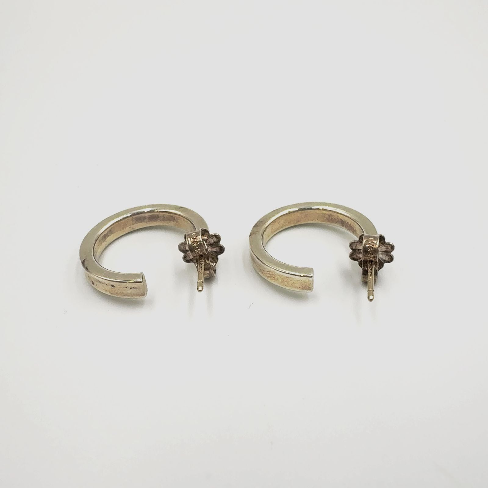 Tiffany & Co Hoop Silver Earrings — view 5