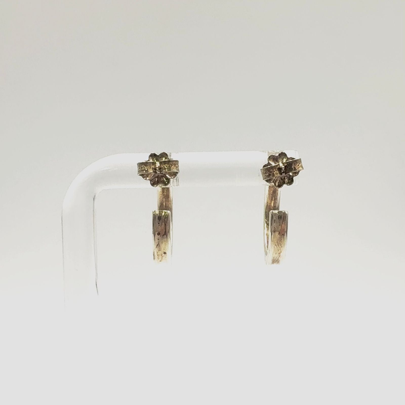 Tiffany & Co Hoop Silver Earrings — view 4