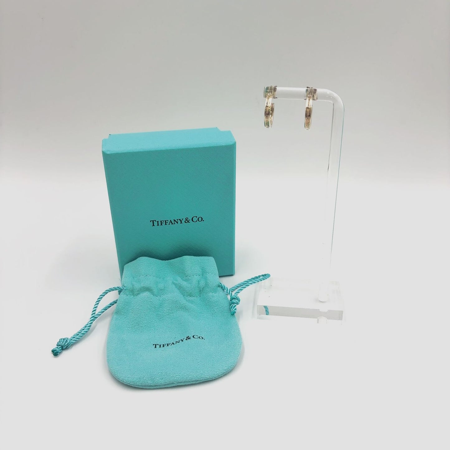 Tiffany & Co Hoop Silver Earrings — view 8