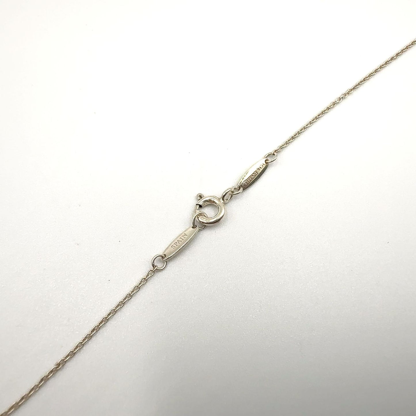Tiffany & Co Color by the Yard Aquamarine Silver Light Blue Necklace — view 7