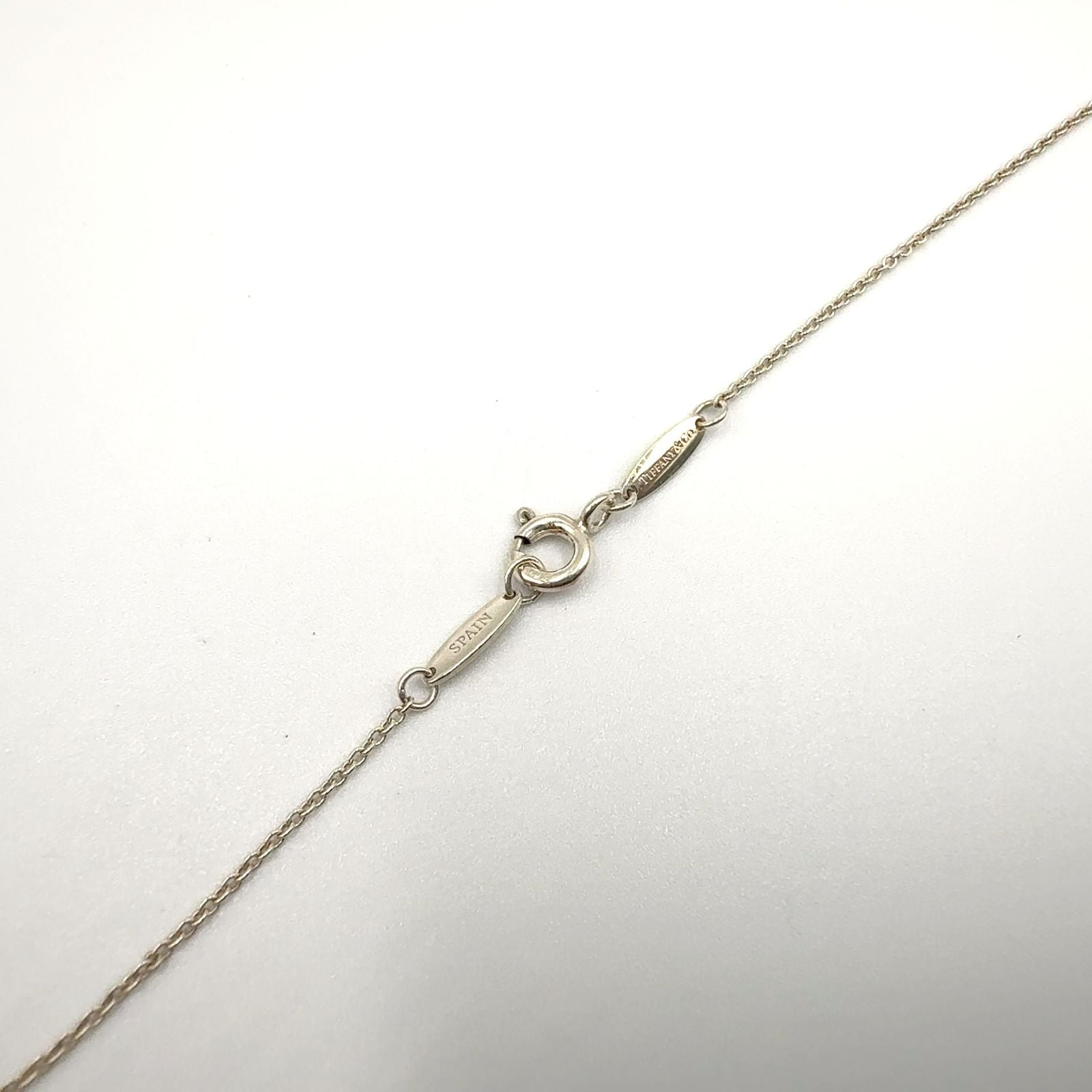 Tiffany & Co Color by the Yard Aquamarine Silver Light Blue Necklace — view 7