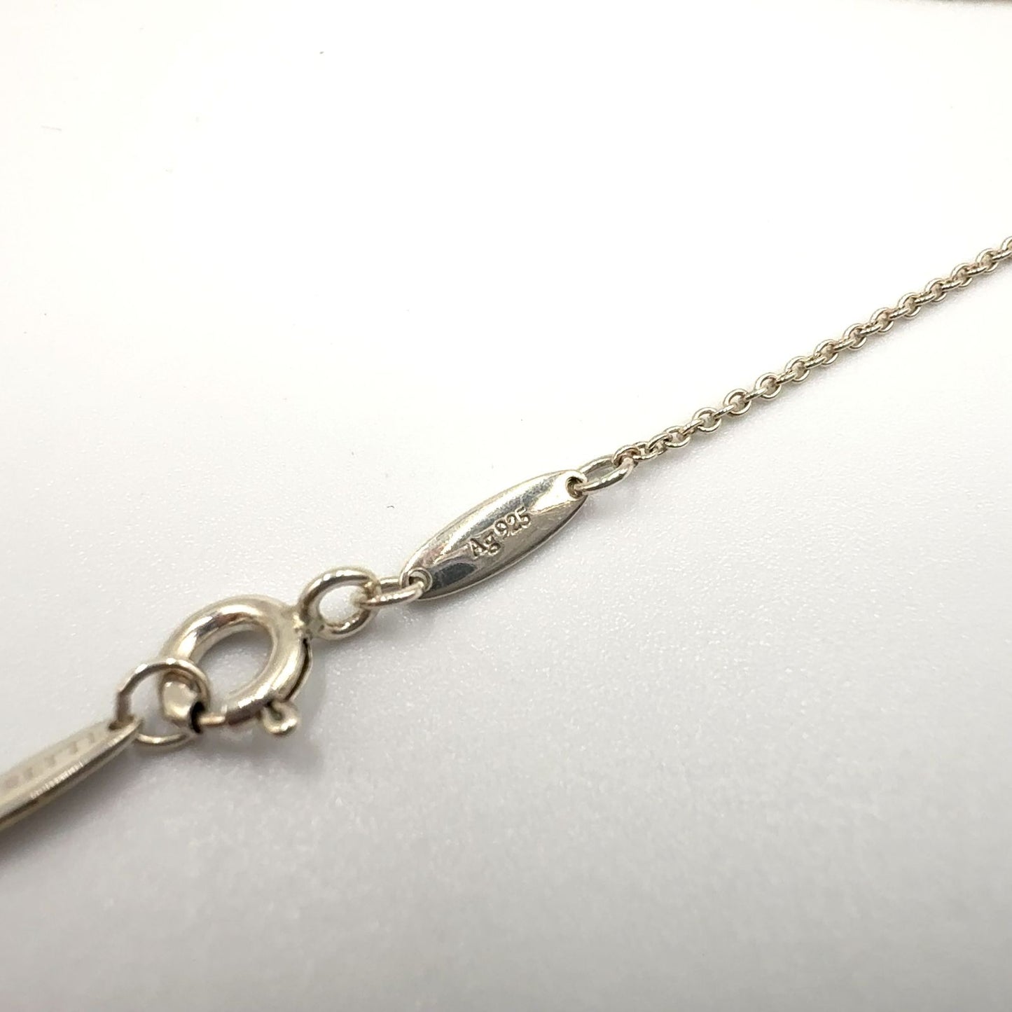 Tiffany & Co Color by the Yard Aquamarine Silver Light Blue Necklace — view 5