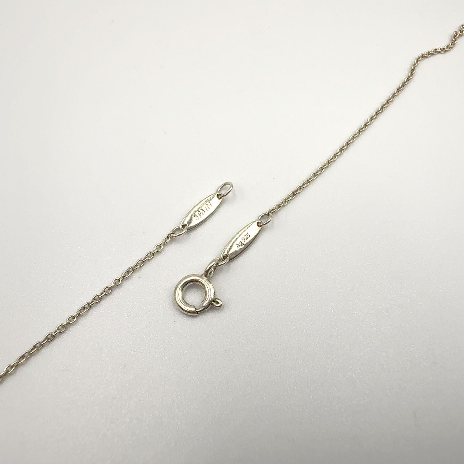 Tiffany & Co Color by the Yard Aquamarine Silver Light Blue Necklace — view 8