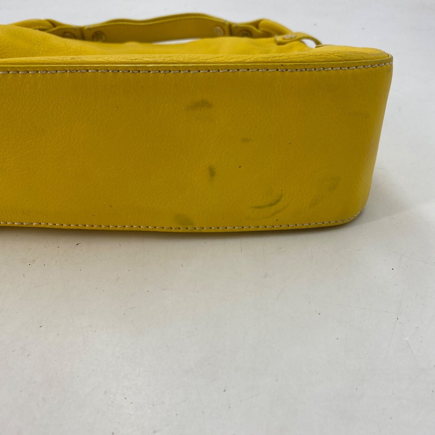 Celine Hand Shoulder Bag Leather Yellow Travel — view 9