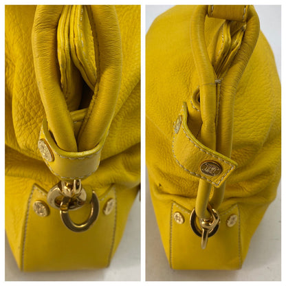 Celine Hand Shoulder Bag Leather Yellow Travel — view 5