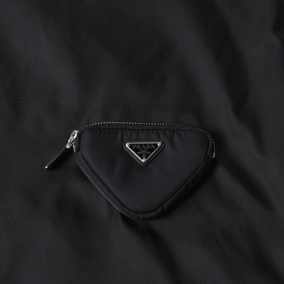 Prada Re-Nylon Sleeveless Dress Triangle Logo Metal Pouch A-Line — view 4