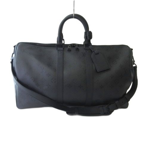 Louis Vuitton Monogram Midnight Keepall Bandouliere 45 Boston Bag Travel Purse