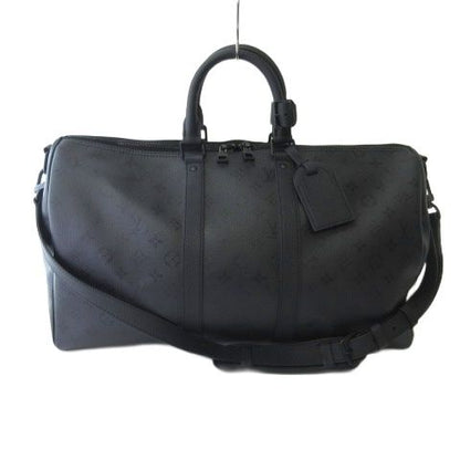 Louis Vuitton Monogram Midnight Keepall Bandouliere 45 Boston Bag Travel Purse