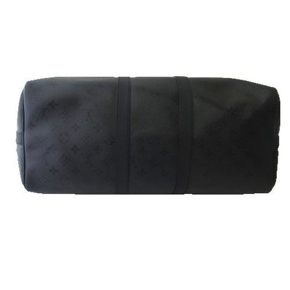 Louis Vuitton Monogram Midnight Keepall Bandouliere 45 Boston Bag Travel Purse — view 5