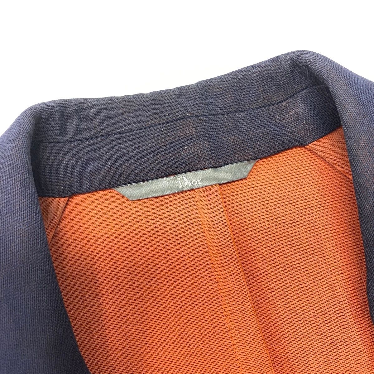 Dior Homme Dio Luom Jacket 48 Sizes Navy Orange U-lu — view 8
