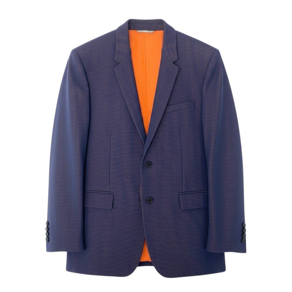 Dior Homme Dio Luom Jacket 48 Sizes Navy Orange U-lu