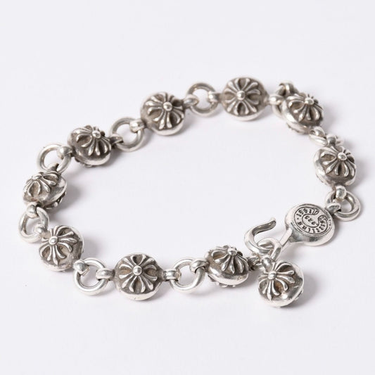 Chrome Hearts 2 Crossball Bracelet
