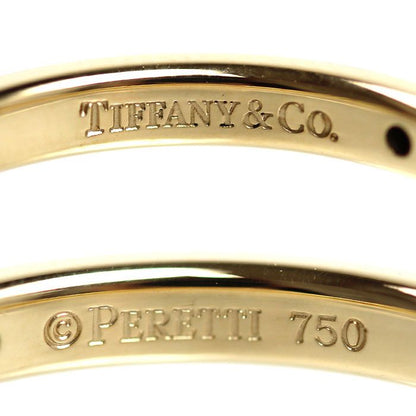 Tiffany & Co 18k Yellow Gold Stacking Band Ring Diamond — view 5