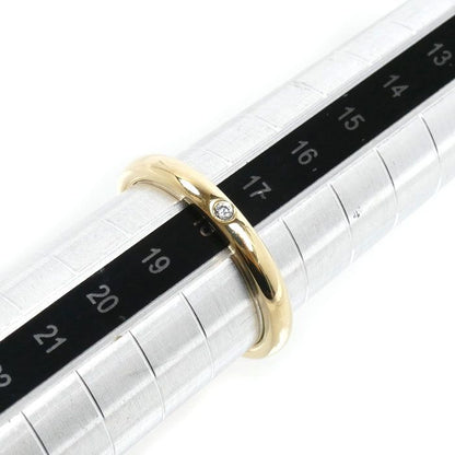 Tiffany & Co 18k Yellow Gold Stacking Band Ring Diamond — view 6