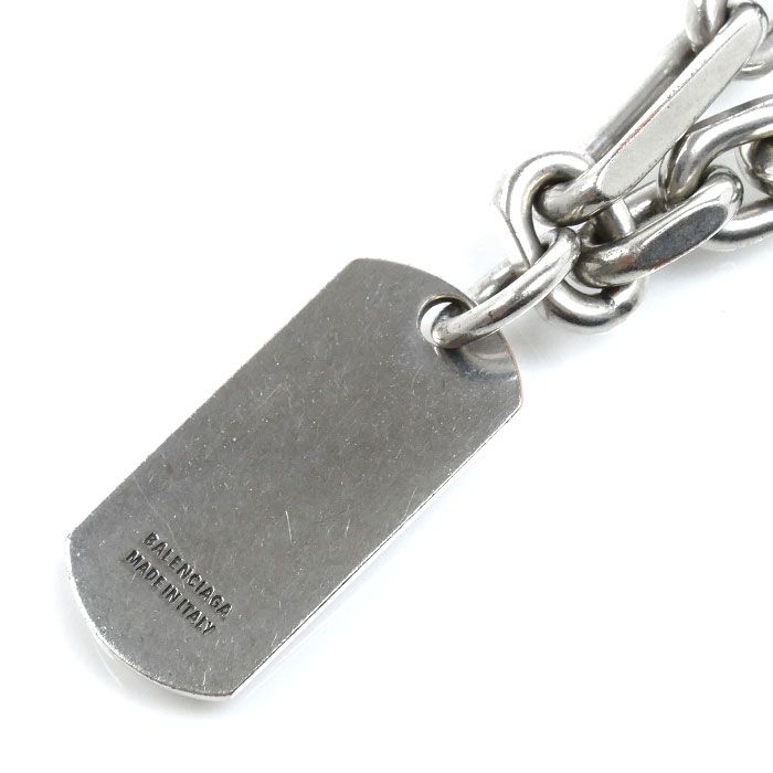 Balenciaga Brass Tags Carabiner Bracelet 22.5 cm — view 4