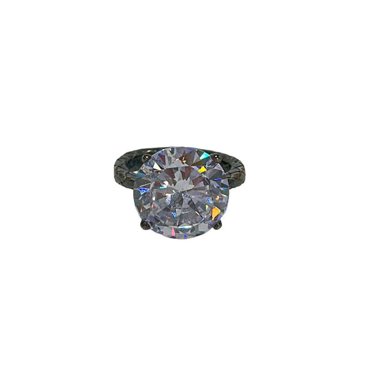 Bottega Veneta Ring Silver Clear