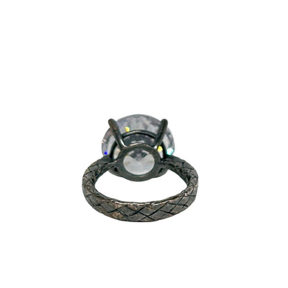 Bottega Veneta Ring Silver Clear — view 3