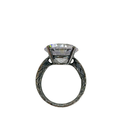Bottega Veneta Ring Silver Clear — view 4