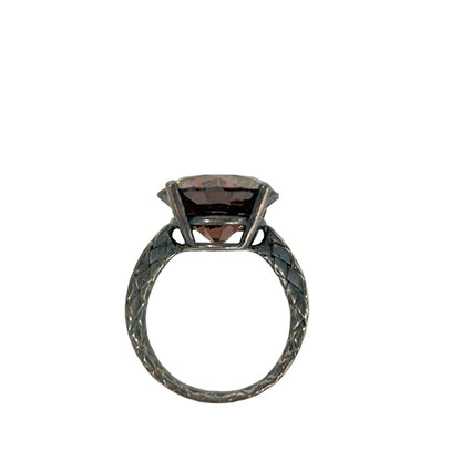 Bottega Veneta Ring Silver Brown — view 4