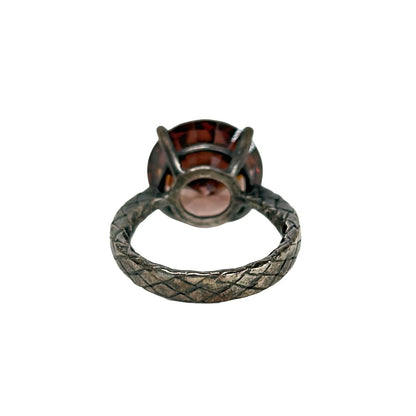 Bottega Veneta Ring Silver Brown — view 3