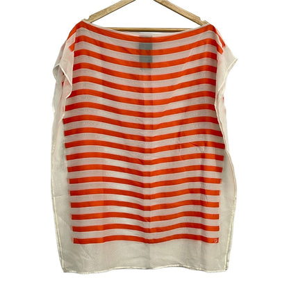 Gucci Short Sleeve Top White Orange Border — view 2