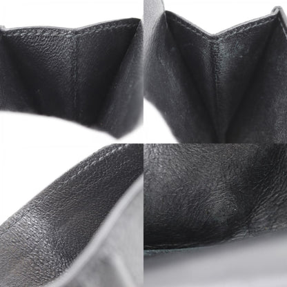 Balenciaga Cash Mini Leather Black Trifold Wallet — view 9
