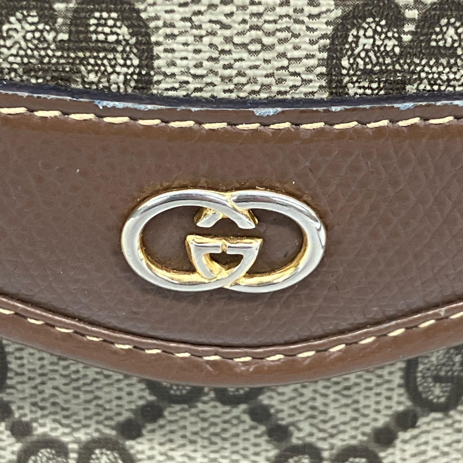 Gucci Shoulder Bag Vintage GG Supreme Beige — view 6