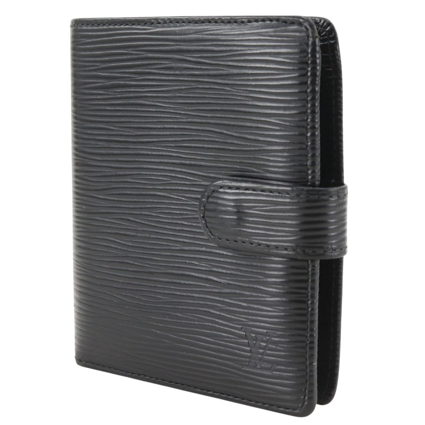 Louis Vuitton Porte Viet Compact Epi Leather Noir Black Bifold Wallet — view 2