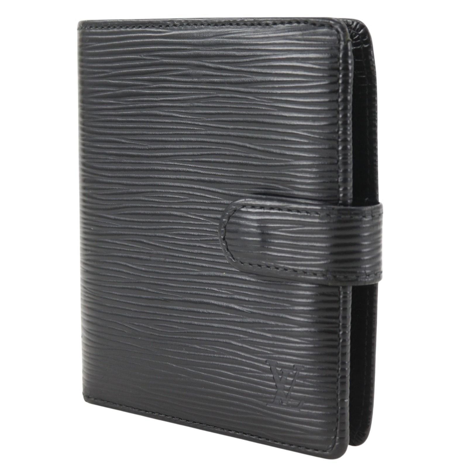 Louis Vuitton Porte Viet Compact Epi Leather Noir Black Bifold Wallet — view 2
