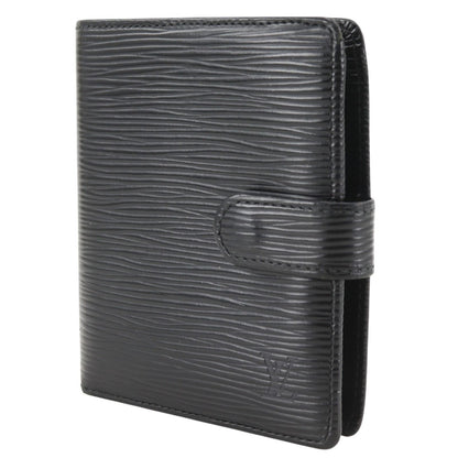 Louis Vuitton Porte Viet Compact Epi Leather Noir Black Bifold Wallet — view 2