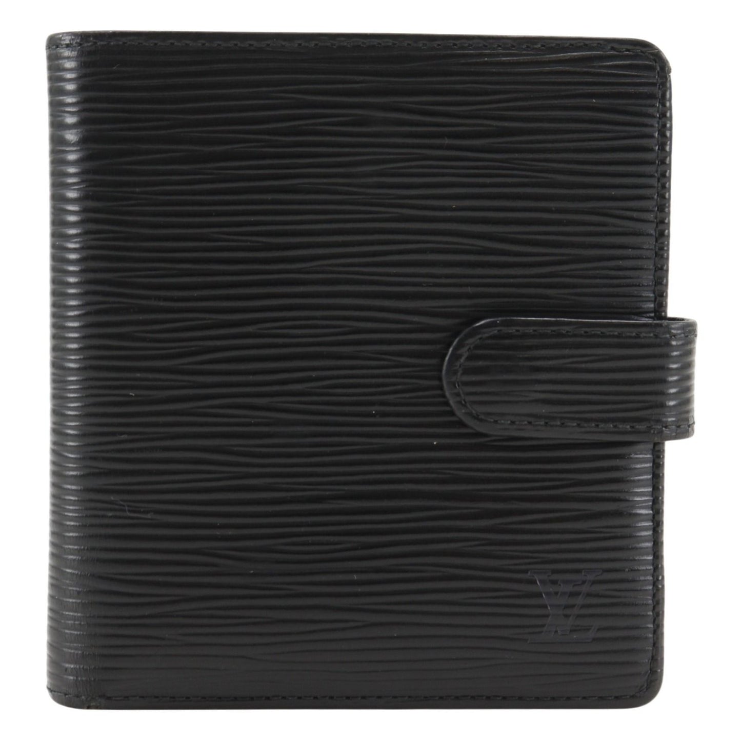 Louis Vuitton Porte Viet Compact Epi Leather Noir Black Bifold Wallet