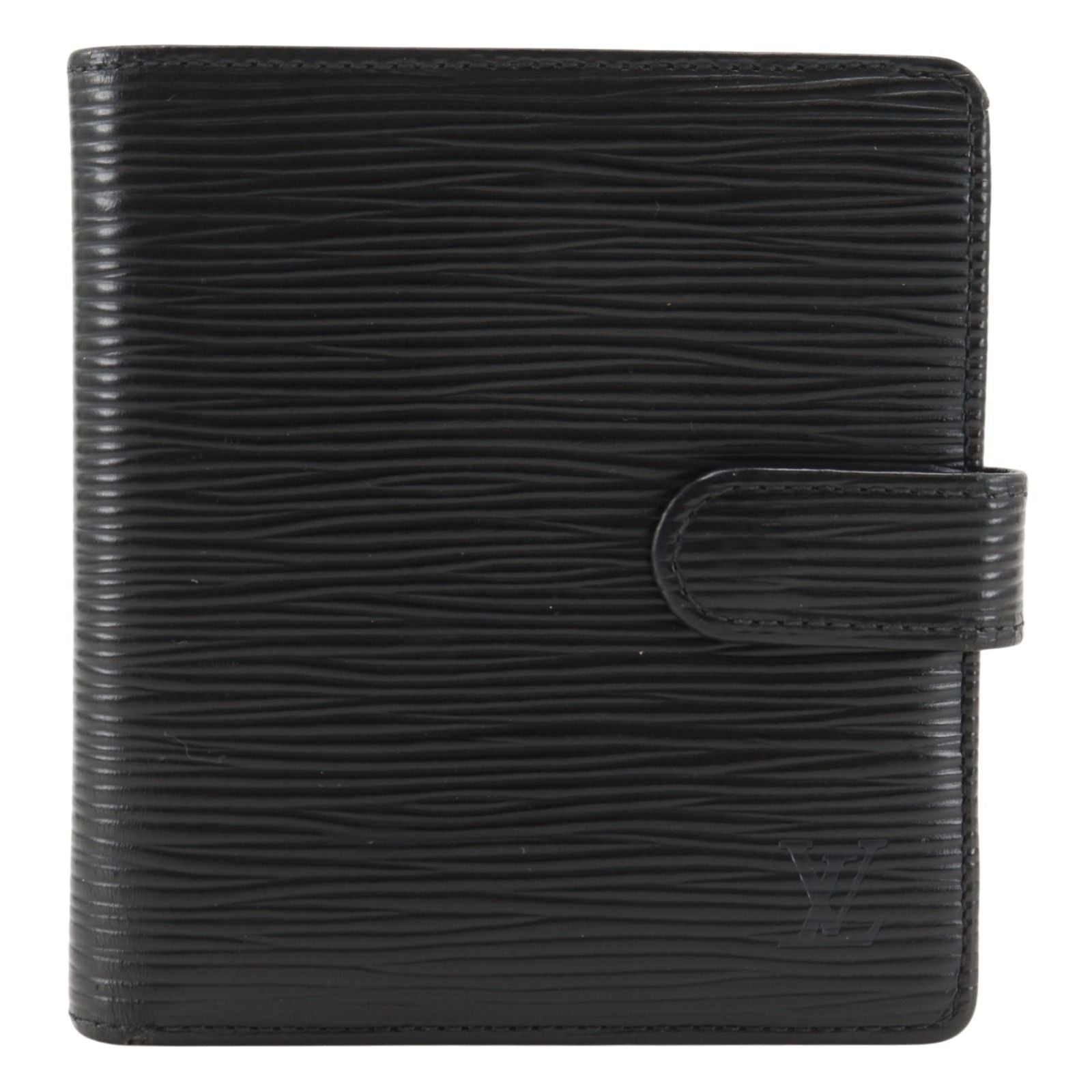 Louis Vuitton Porte Viet Compact Epi Leather Noir Black Bifold Wallet