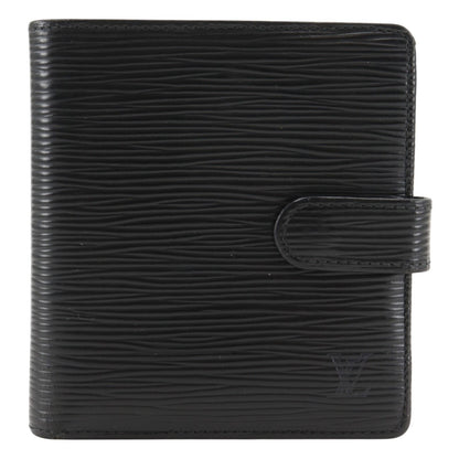 Louis Vuitton Porte Viet Compact Epi Leather Noir Black Bifold Wallet