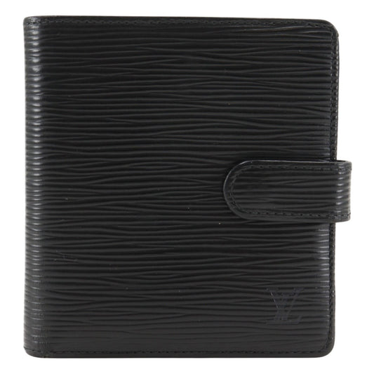 Louis Vuitton Porte Viet Compact Epi Leather Noir Black Bifold Wallet