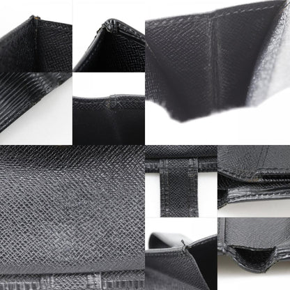 Louis Vuitton Porte Viet Compact Epi Leather Noir Black Bifold Wallet — view 9