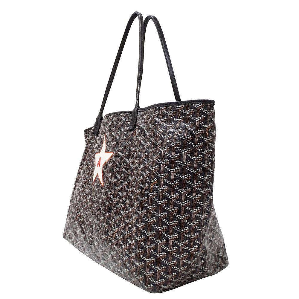 Goyard Tote Saint Louis GM Brown Black Large Travel Outing Pouch Includes — view 4