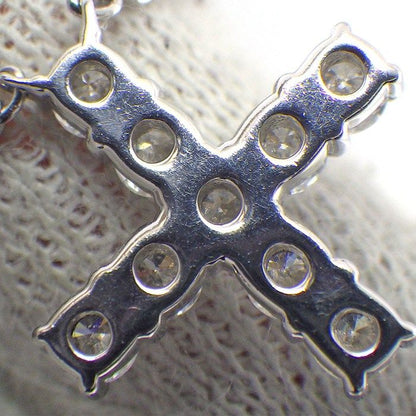 Harry Winston Necklace Symbols Mini Cross Pedpremcrmc 9 Points Diamond — view 6