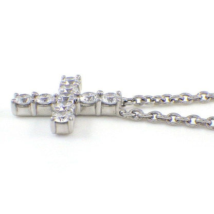 Harry Winston Necklace Symbols Mini Cross Pedpremcrmc 9 Points Diamond — view 3