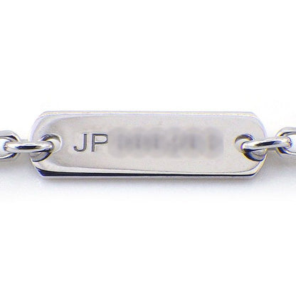 Van Cleef & Arpels Necklace Vintage Alhambra Guilloche October 18k White Gold — view 4