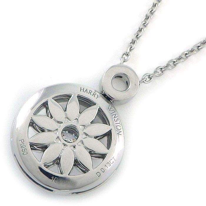 Harry Winston Necklace Gate Collection Rosette Circle Diamond — view 2
